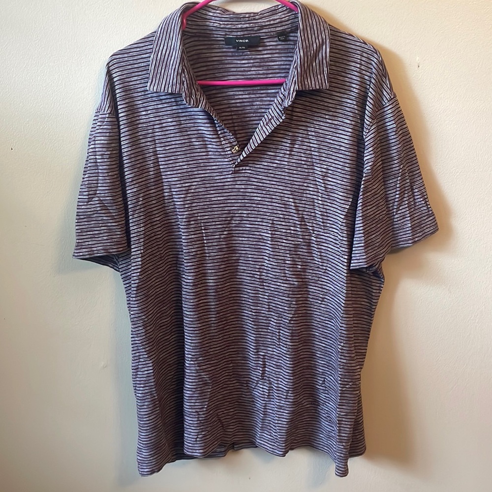 Vince Striped Polo